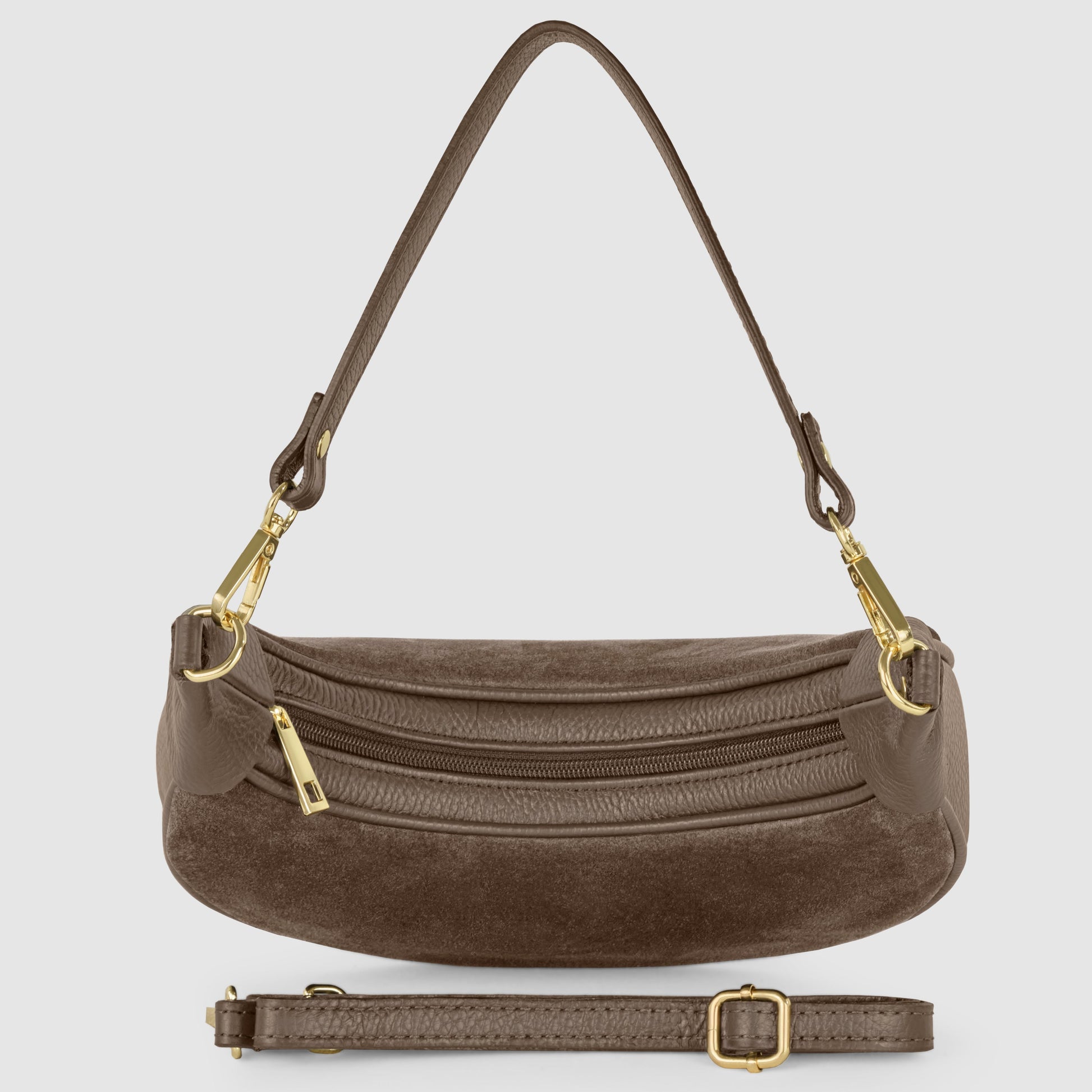 Italian Genuine Suede Shoulder Bag 222024 TAKEASY