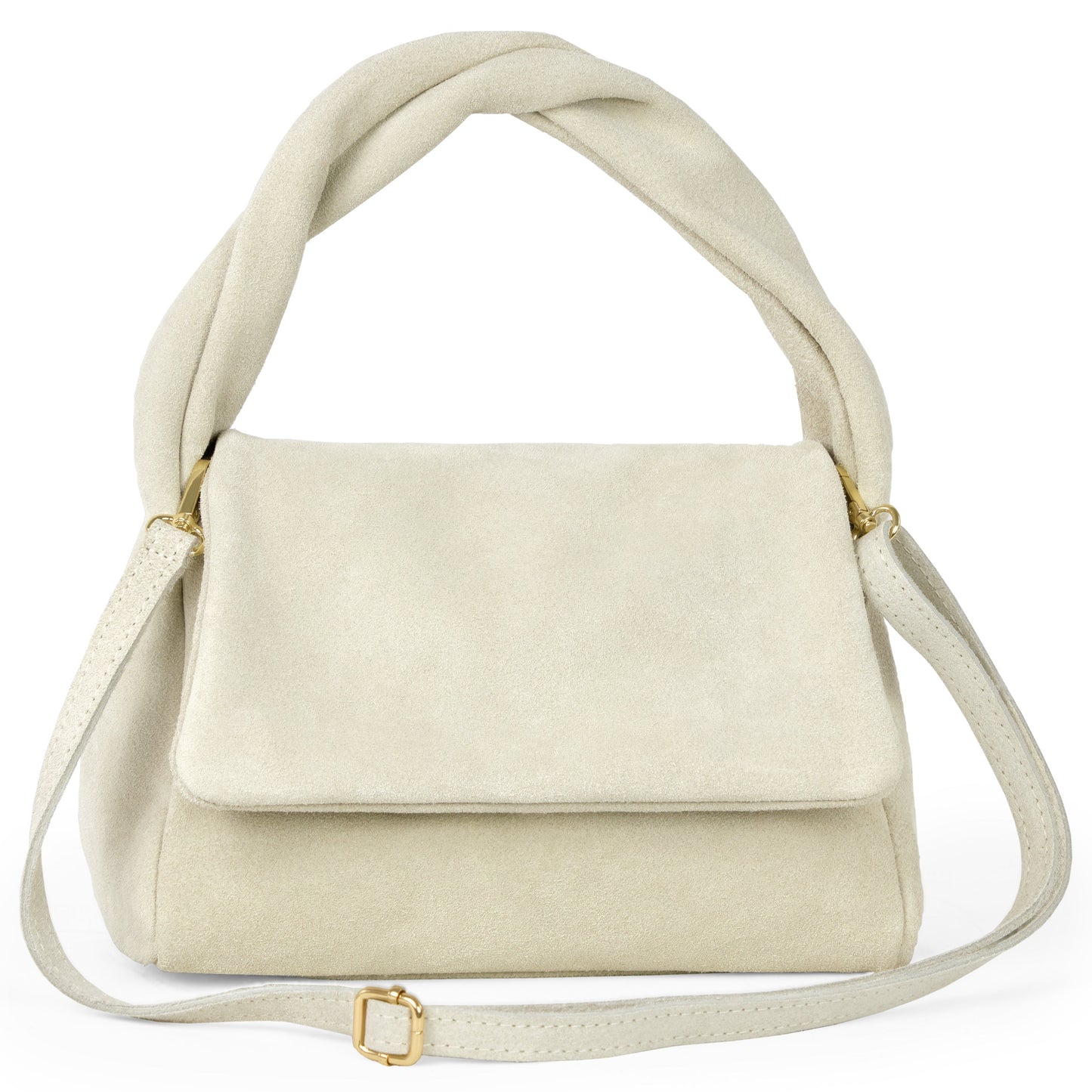 Italian Genuine Suede Top-Handle Bag 262495 TAKEASY