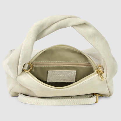 Italian Genuine Suede Top-Handle Bag 262495 TAKEASY
