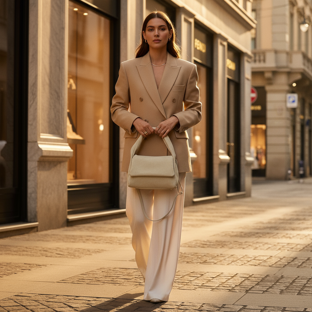 Italian Genuine Suede Top-Handle Bag 262495 TAKEASY