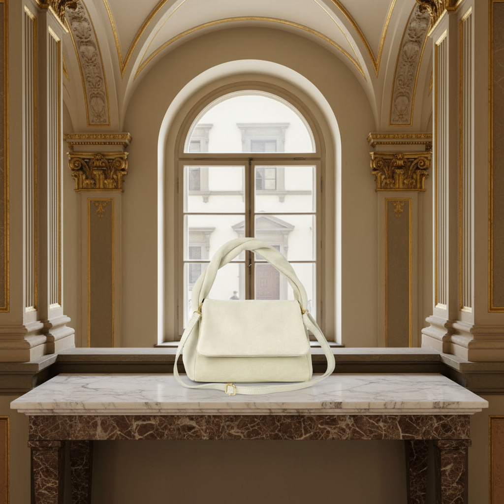 Italian Genuine Suede Top-Handle Bag 262495 TAKEASY
