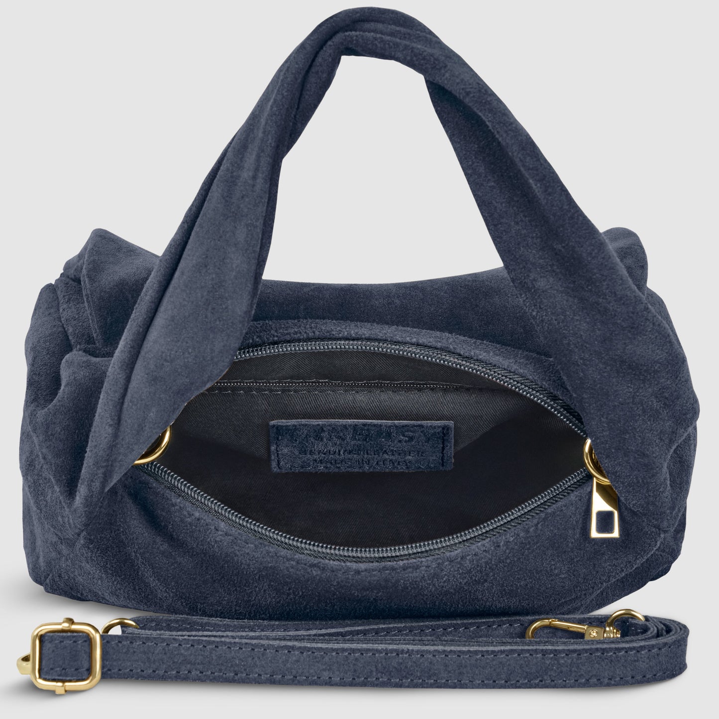 Italian Genuine Suede Top-Handle Bag 262495 TAKEASY