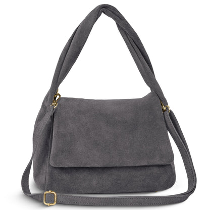 Italian Genuine Suede Top-Handle Bag 262495 TAKEASY