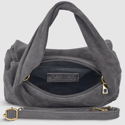 Italian Genuine Suede Top-Handle Bag 262495 TAKEASY