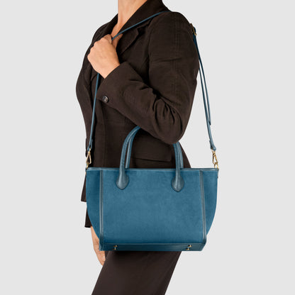 Italian Genuine Suede Top-Handle Bag 292711 TAKEASY