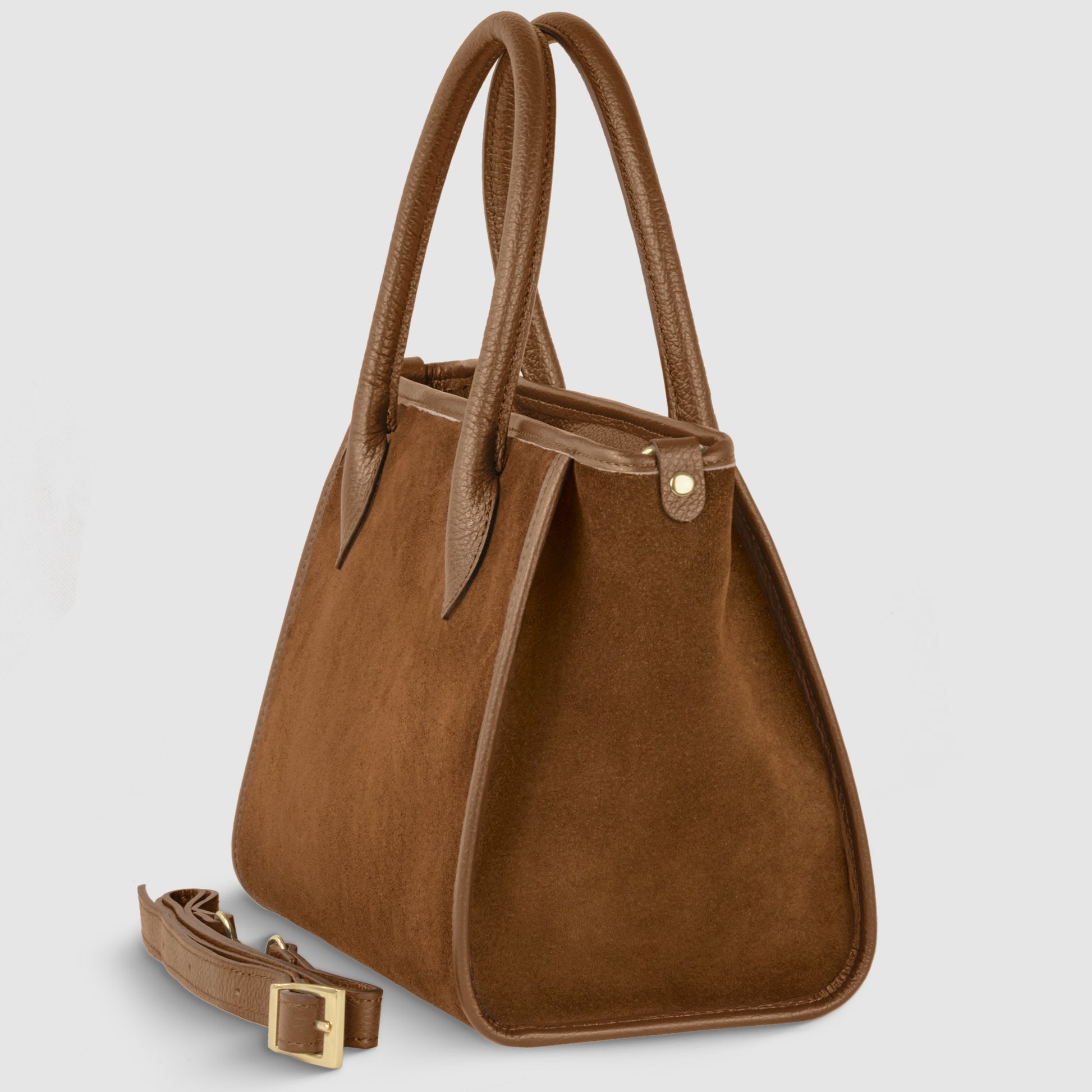Italian Genuine Suede Top-Handle Bag 292711 TAKEASY