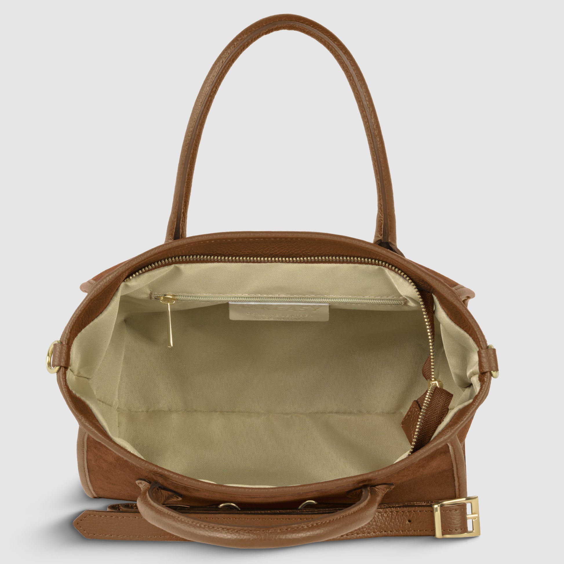 Italian Genuine Suede Top-Handle Bag 292711 TAKEASY