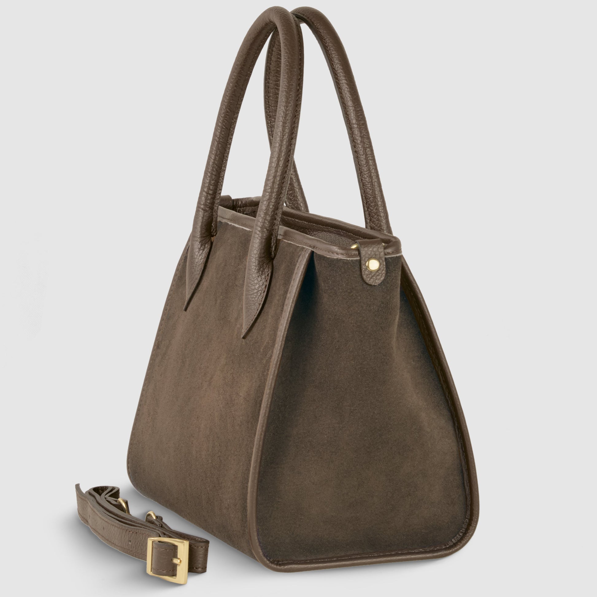 Italian Genuine Suede Top-Handle Bag 292711 TAKEASY