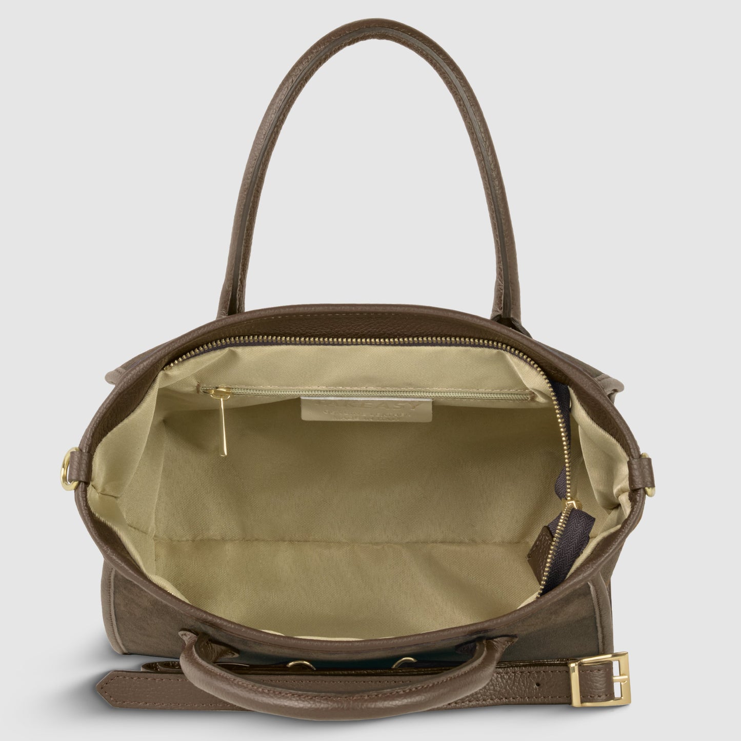 Italian Genuine Suede Top-Handle Bag 292711 TAKEASY