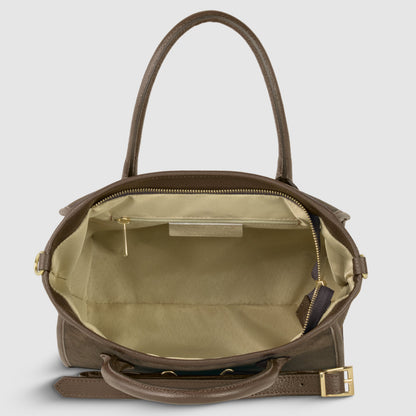 Italian Genuine Suede Top-Handle Bag 292711 TAKEASY