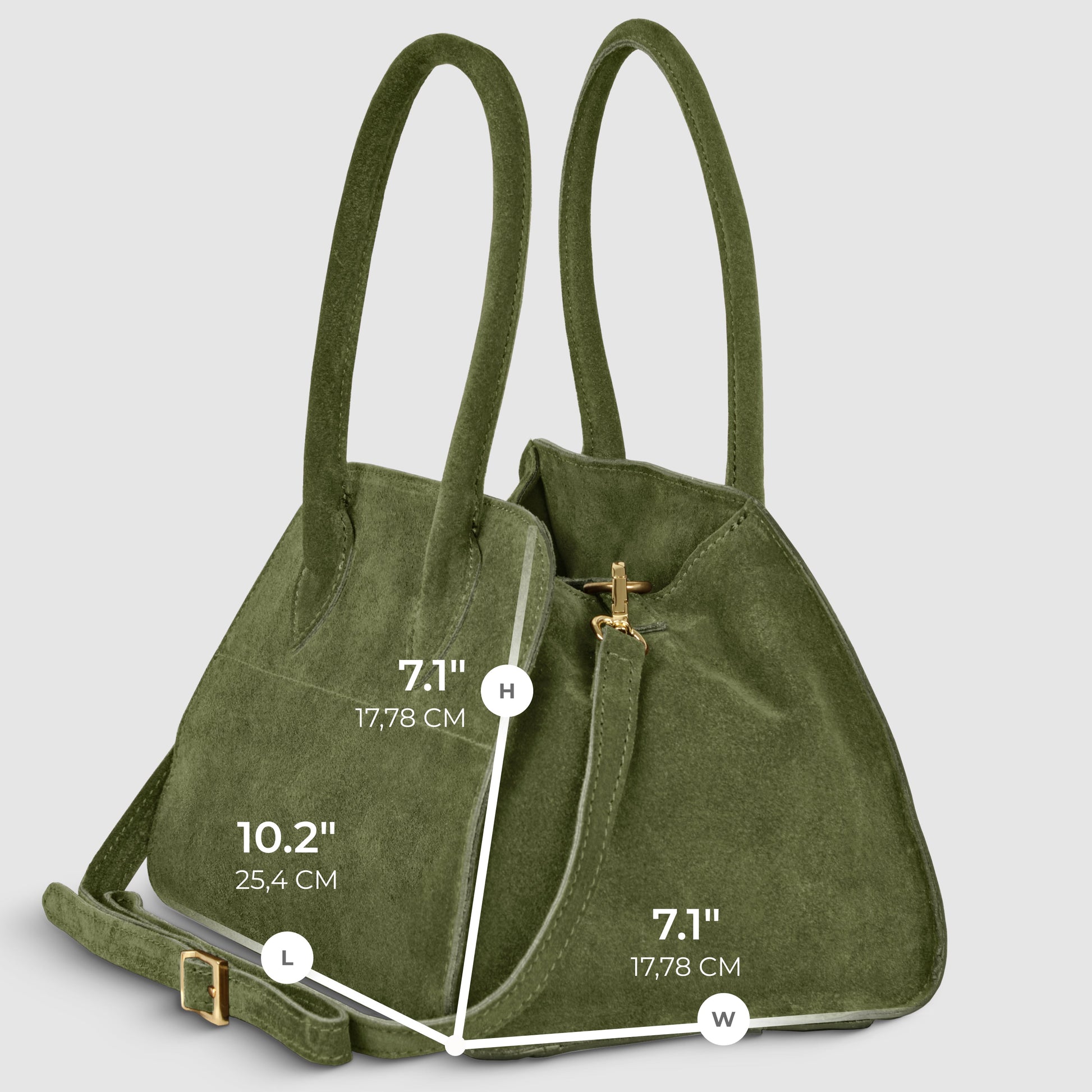 Italian Genuine Suede Top-Handle Bag 302811 TAKEASY