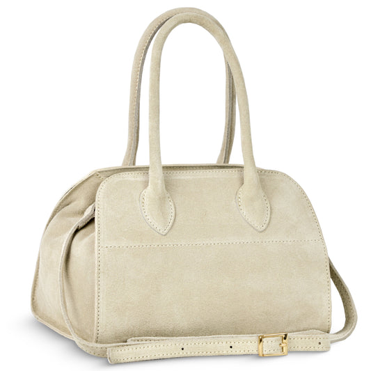 Italian Genuine Suede Top-Handle Bag 302811 TAKEASY