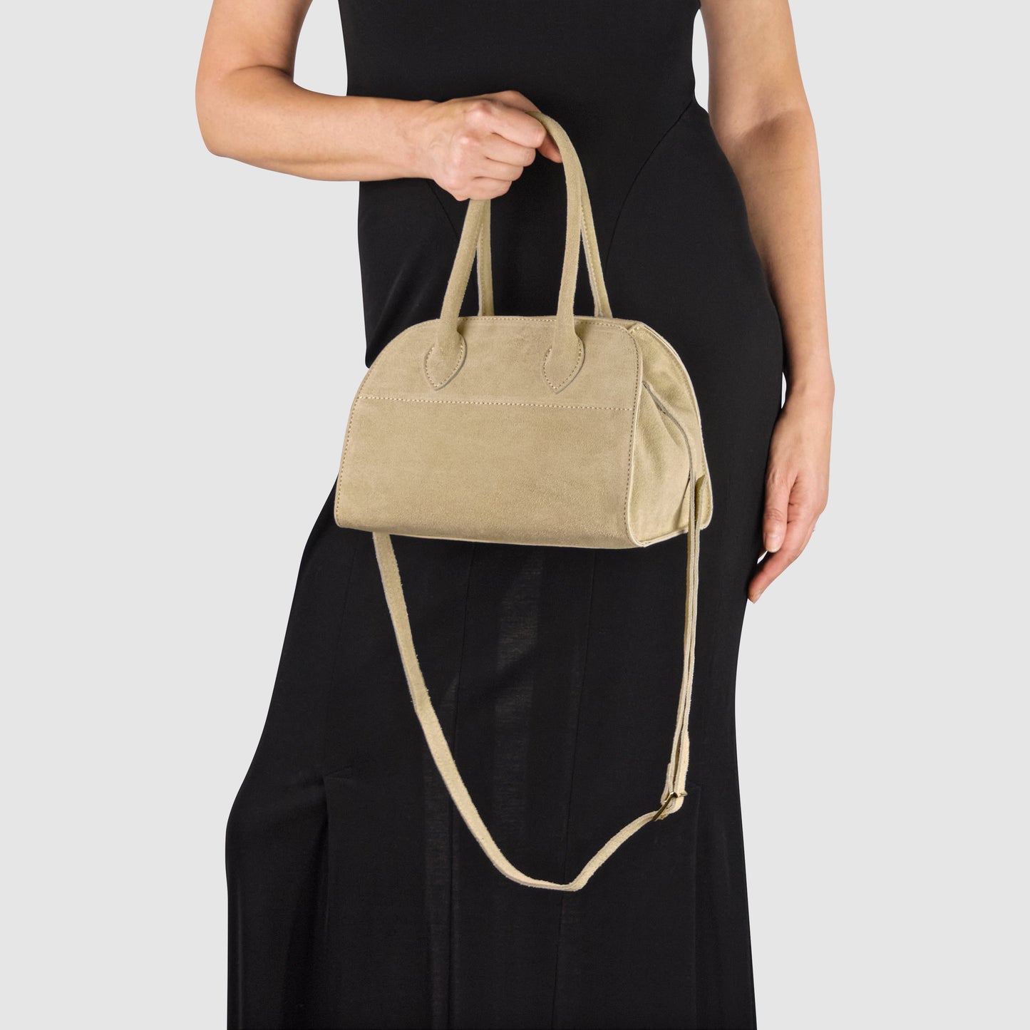 Italian Genuine Suede Top-Handle Bag 302811 TAKEASY