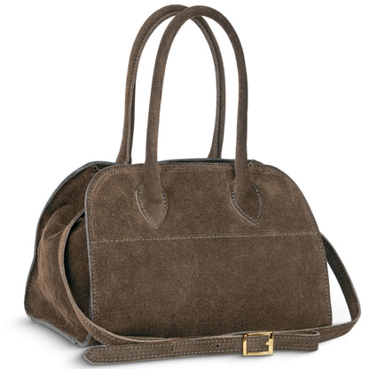 Italian Genuine Suede Top-Handle Bag 302811 TAKEASY