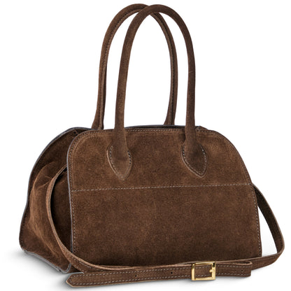 Italian Genuine Suede Top-Handle Bag 302811 TAKEASY