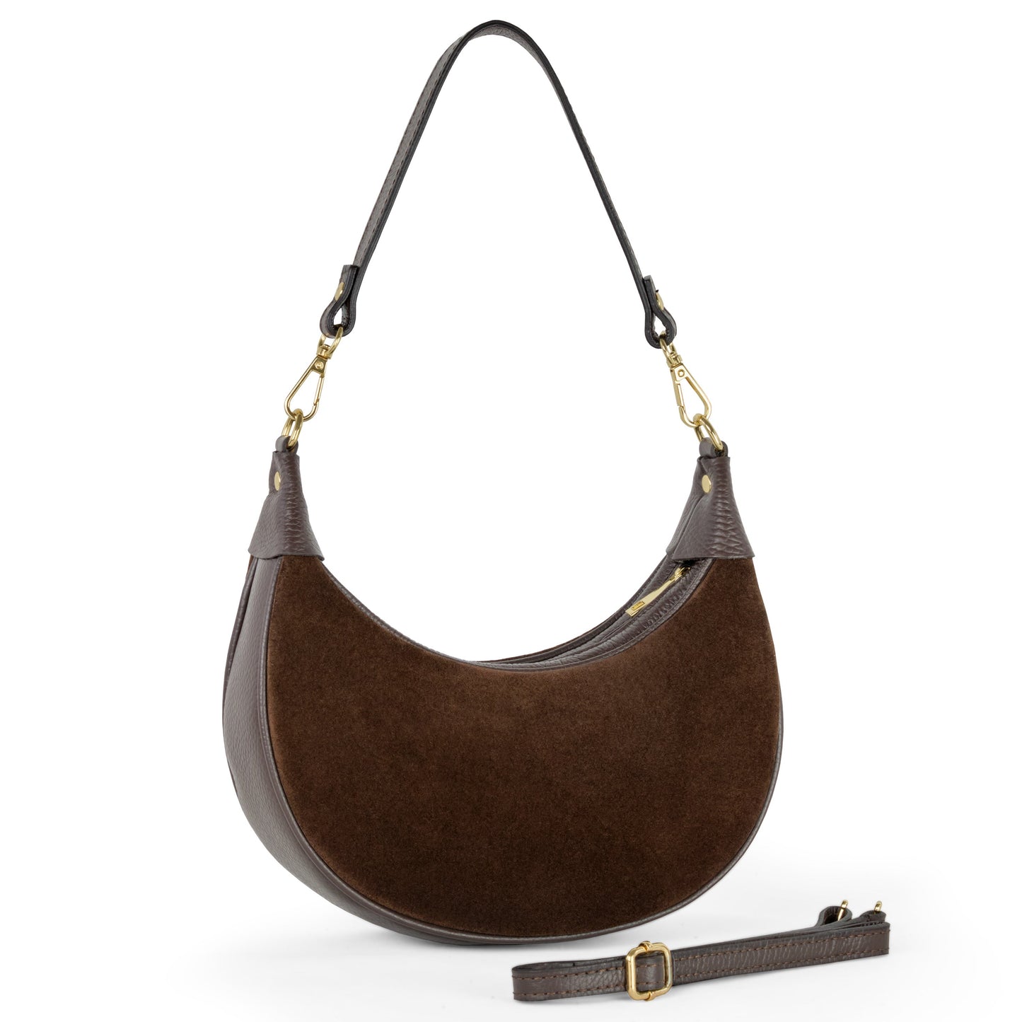 Italian Genuine Suede Shoulder Bag 222024 TAKEASY