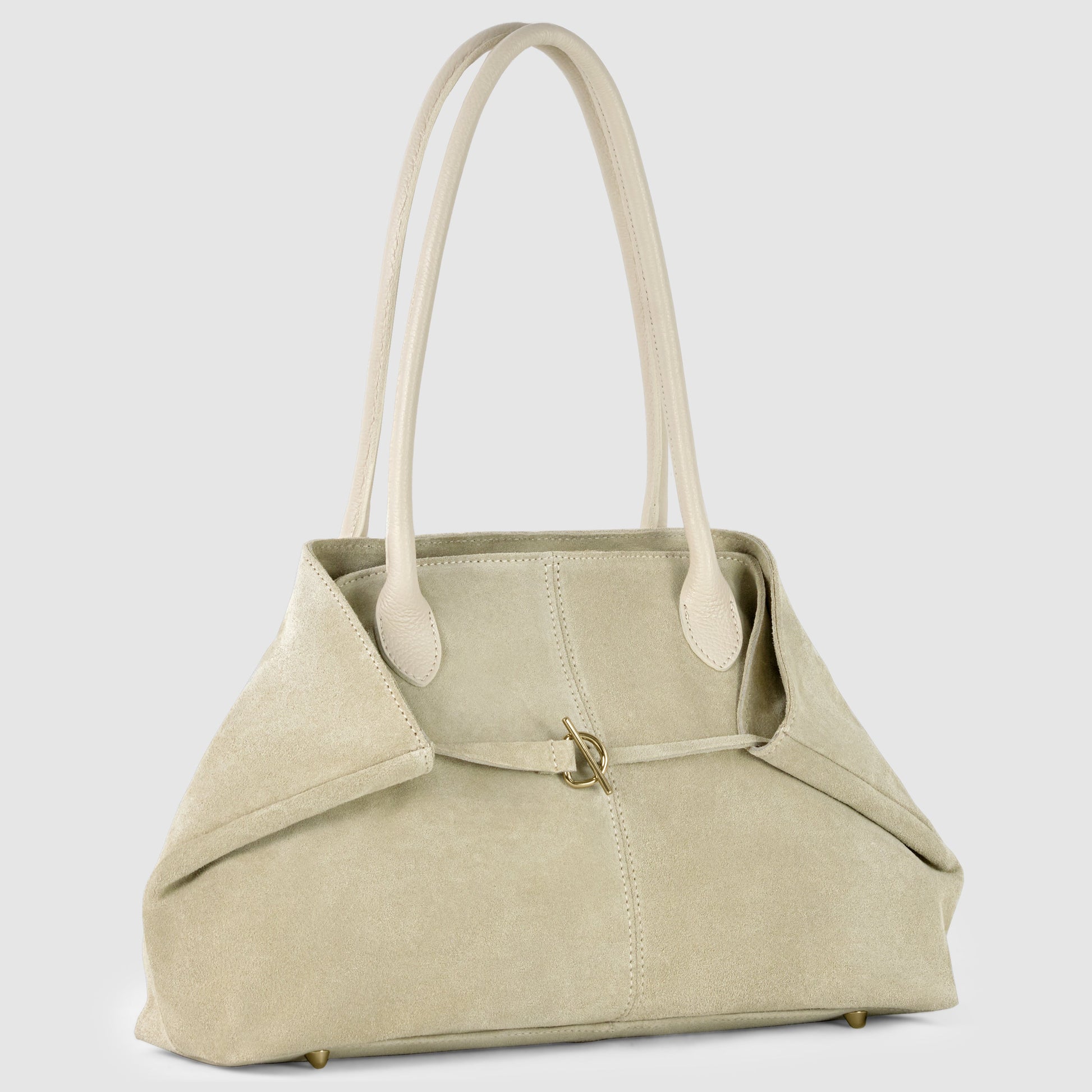 Italian Genuine Suede Satchel Bag 242235 TAKEASY