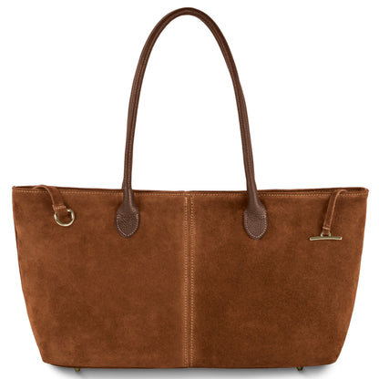 Italian Genuine Suede Satchel Bag 242235 TAKEASY