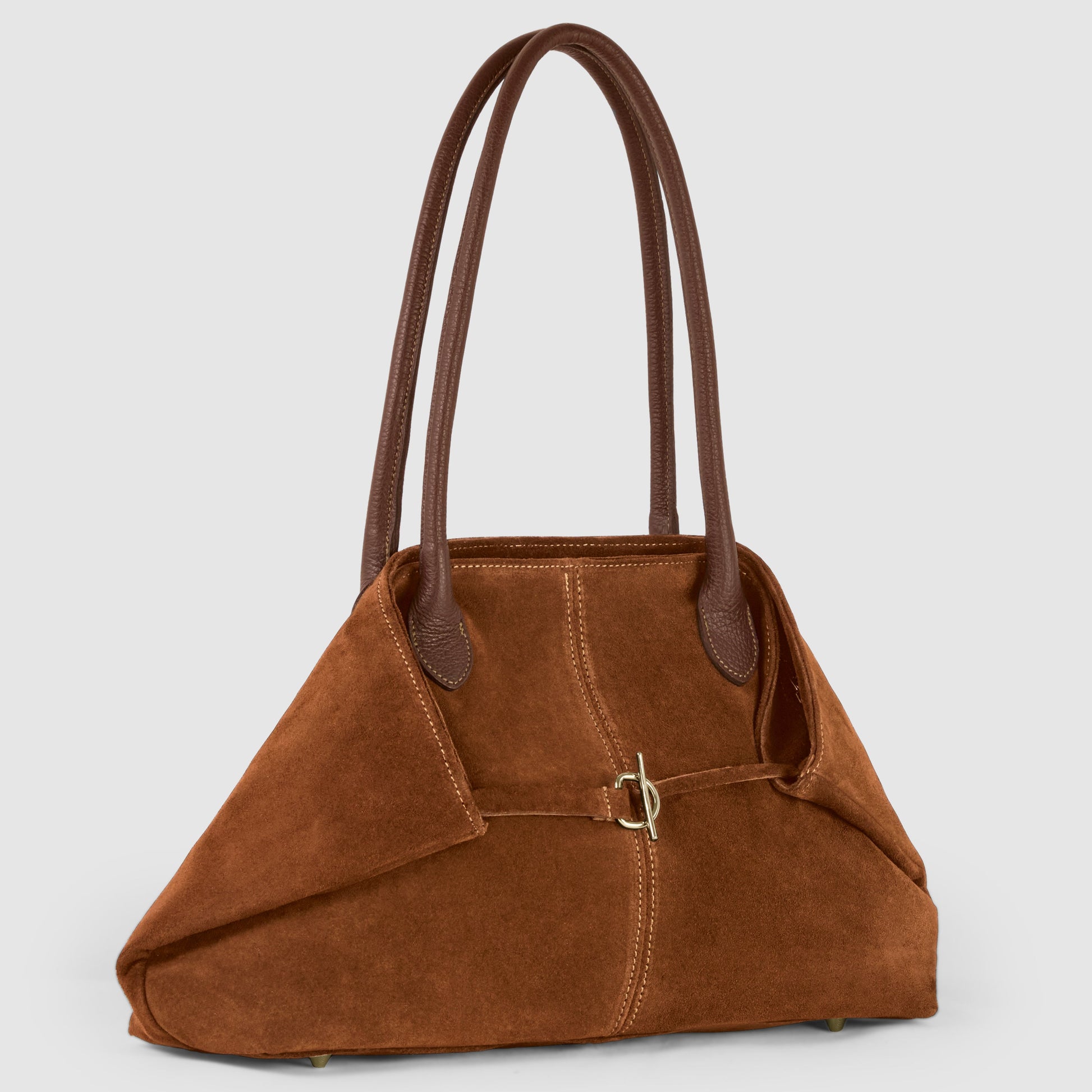Italian Genuine Suede Satchel Bag 242235 TAKEASY