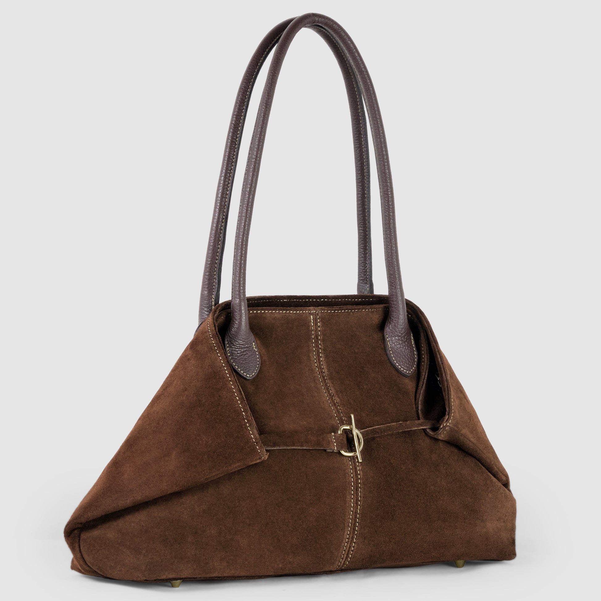 Italian Genuine Suede Satchel Bag 242235 TAKEASY