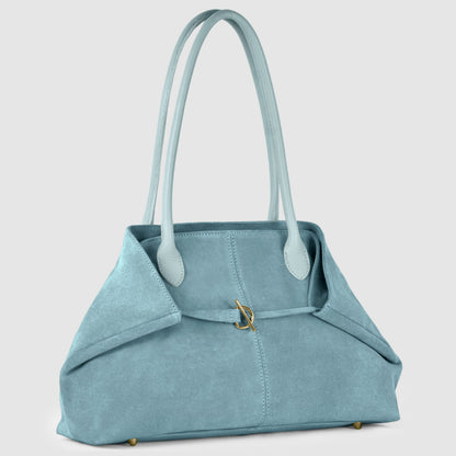 Italian Genuine Suede Satchel Bag 242235 TAKEASY