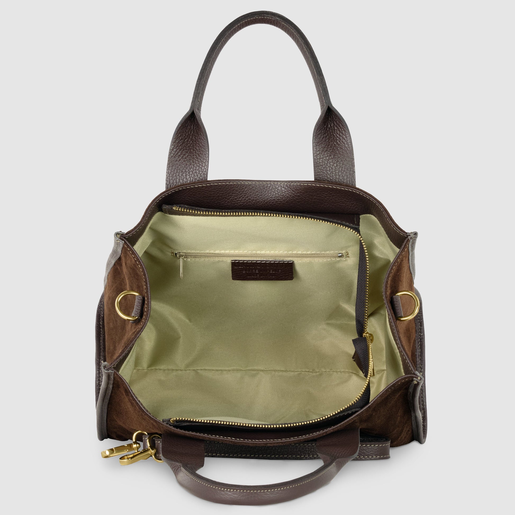 Italian Genuine Suede Tote Bag 282611 TAKEASY