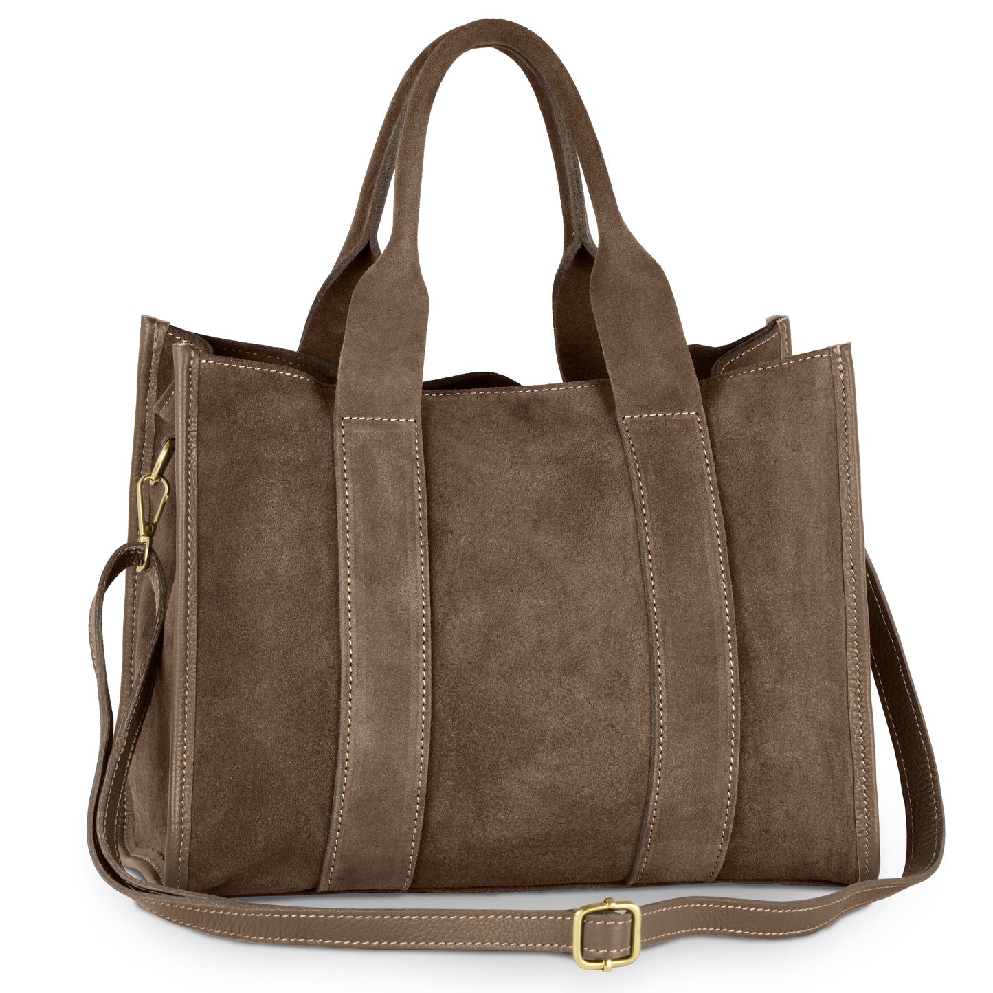 Italian Genuine Suede Tote Bag 282611 TAKEASY