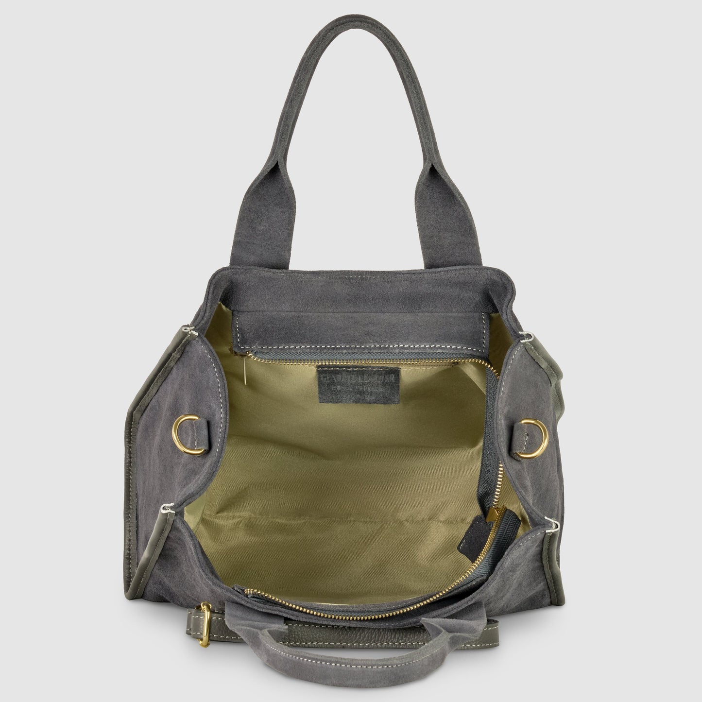 Italian Genuine Suede Tote Bag 282611 TAKEASY