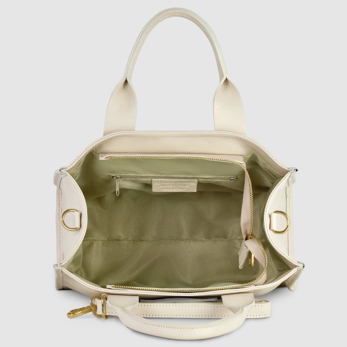Italian Genuine Calf Leather Tote Bag 282611 TAKEASY