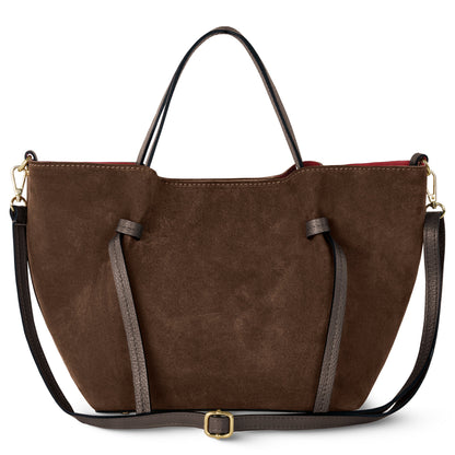 Italian Genuine Suede Tote Bag 292730 TAKEASY