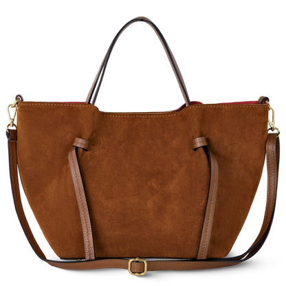 Italian Genuine Suede Tote Bag 292730 TAKEASY