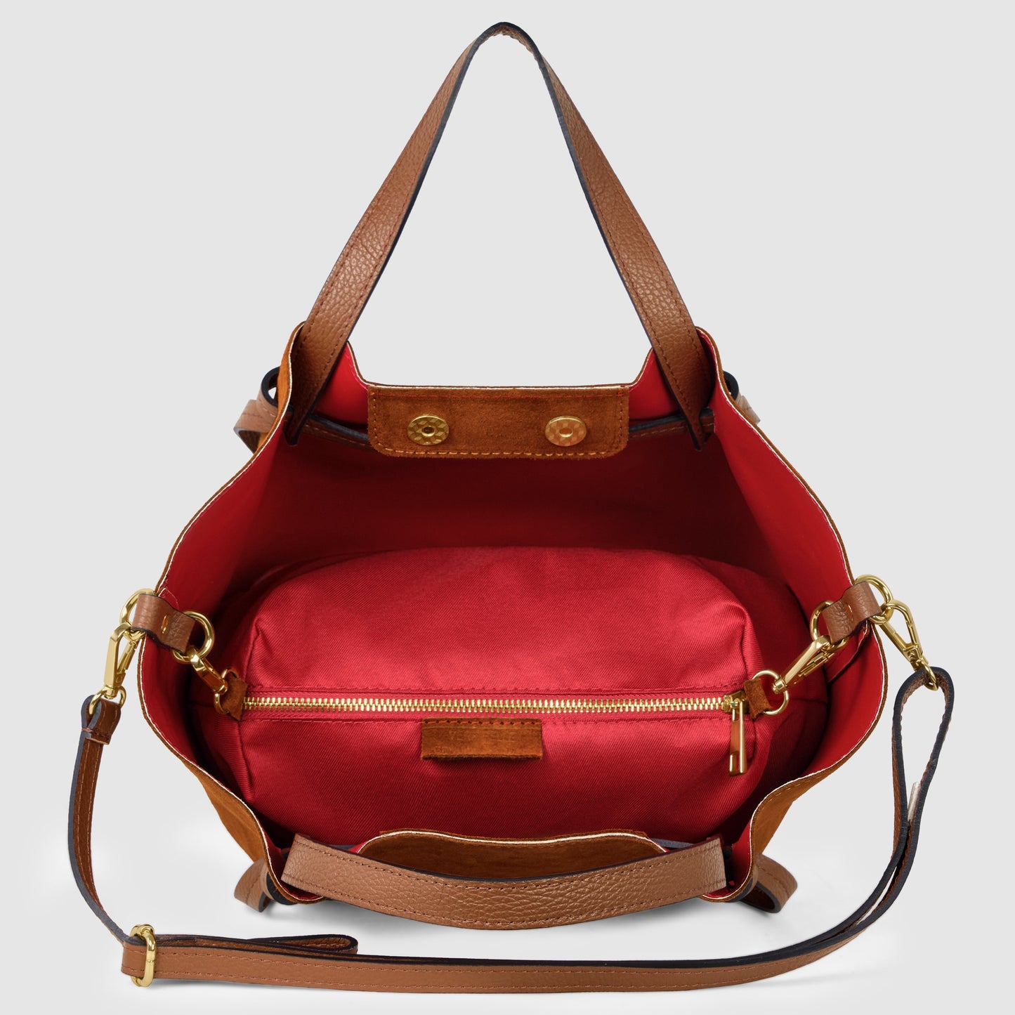 Italian Genuine Suede Tote Bag 292730 TAKEASY