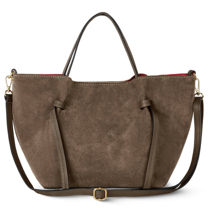 Italian Genuine Suede Tote Bag 292730 TAKEASY