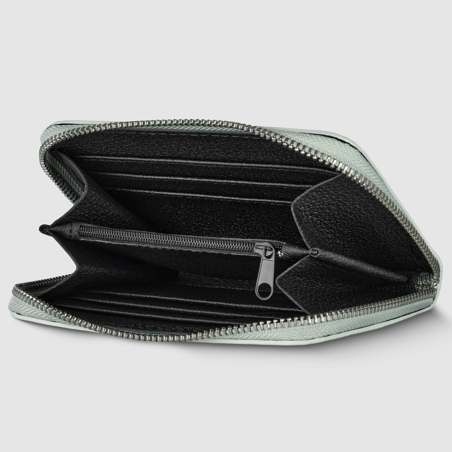 Italian Genuine Weave Metallic Suede Wallet 650988 TAKEASY