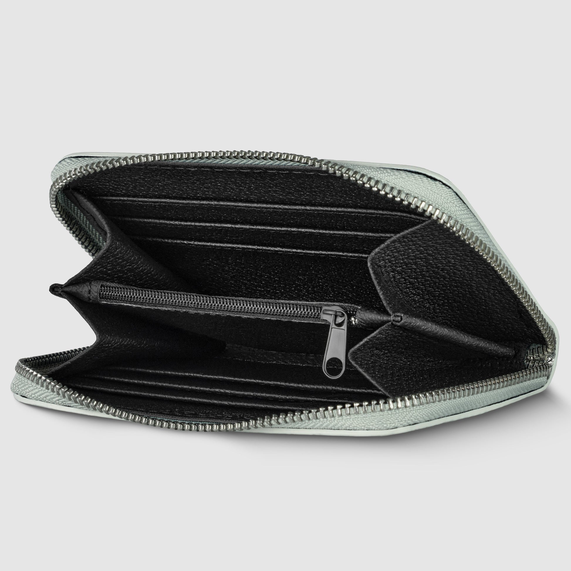 Italian Genuine Weave Metallic Suede Wallet 650988 TAKEASY