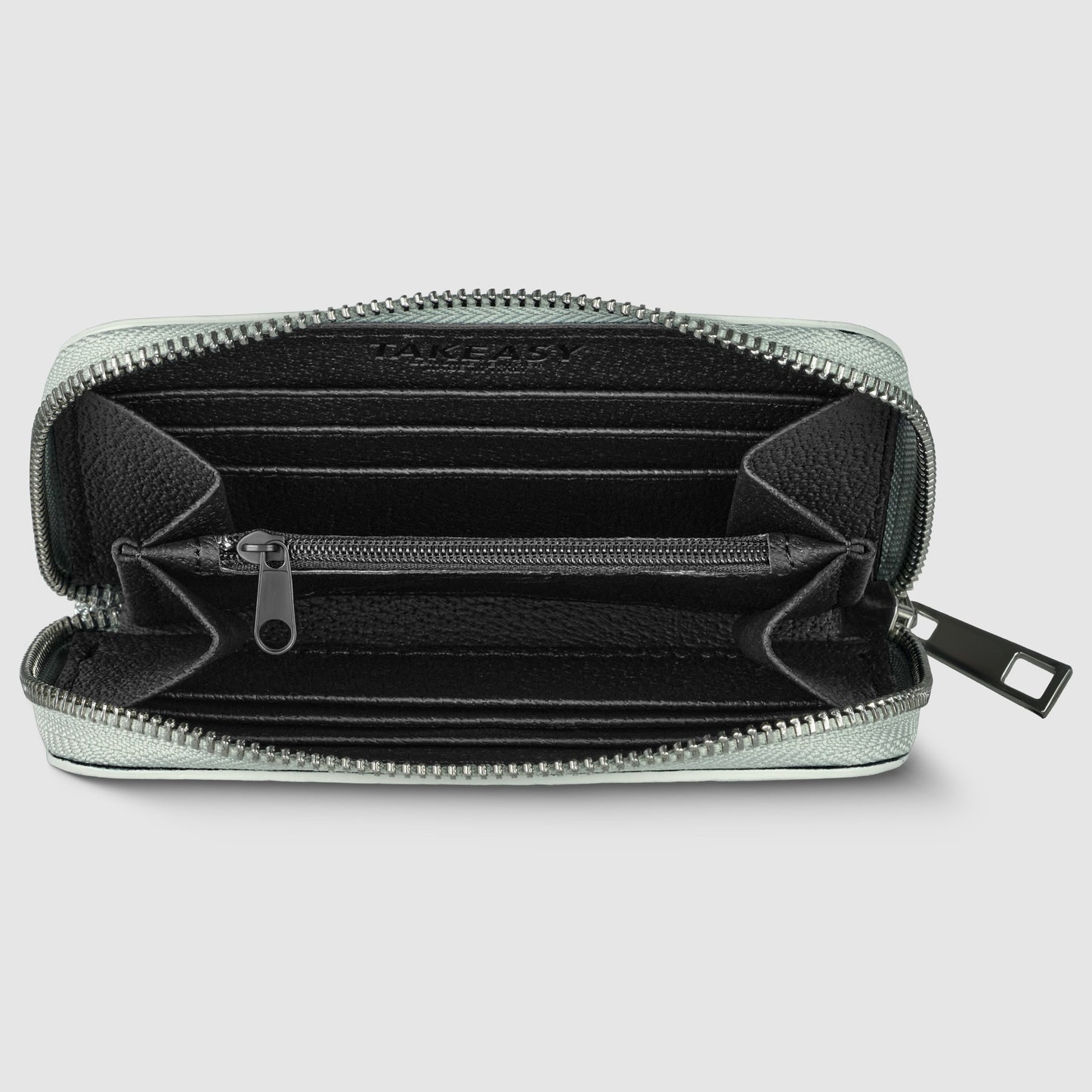 Italian Genuine Weave Metallic Suede Wallet 650988 TAKEASY