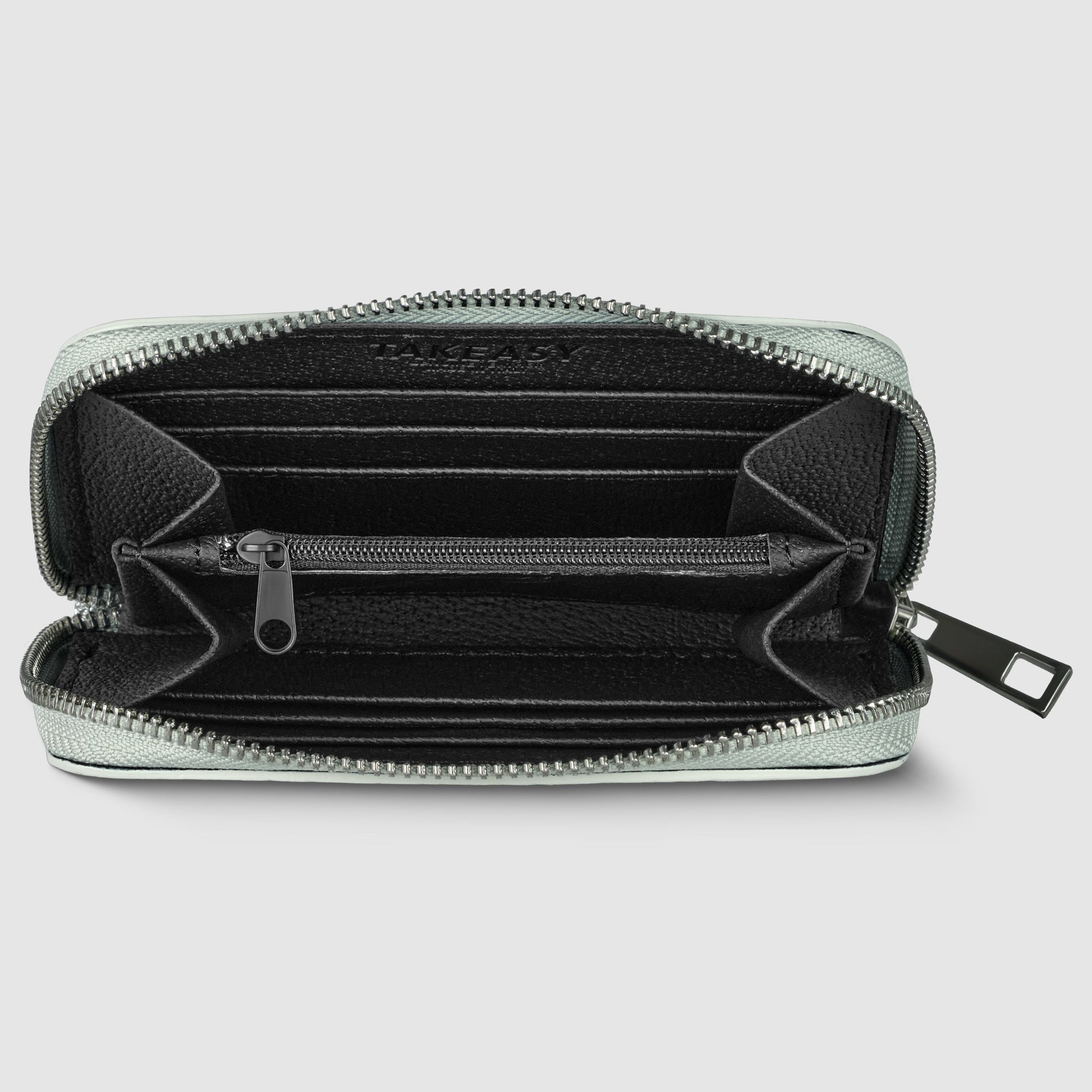 Italian Genuine Weave Metallic Suede Wallet 650988 TAKEASY