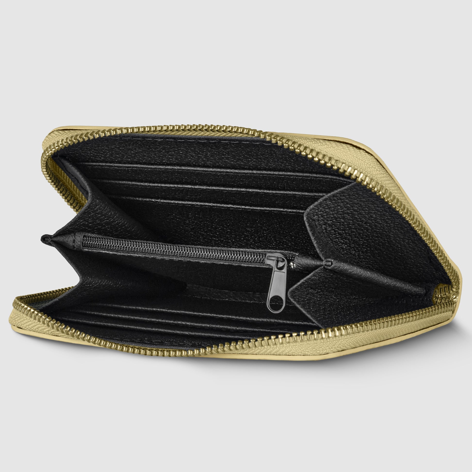 Italian Genuine Weave Metallic Suede Wallet 650988 TAKEASY