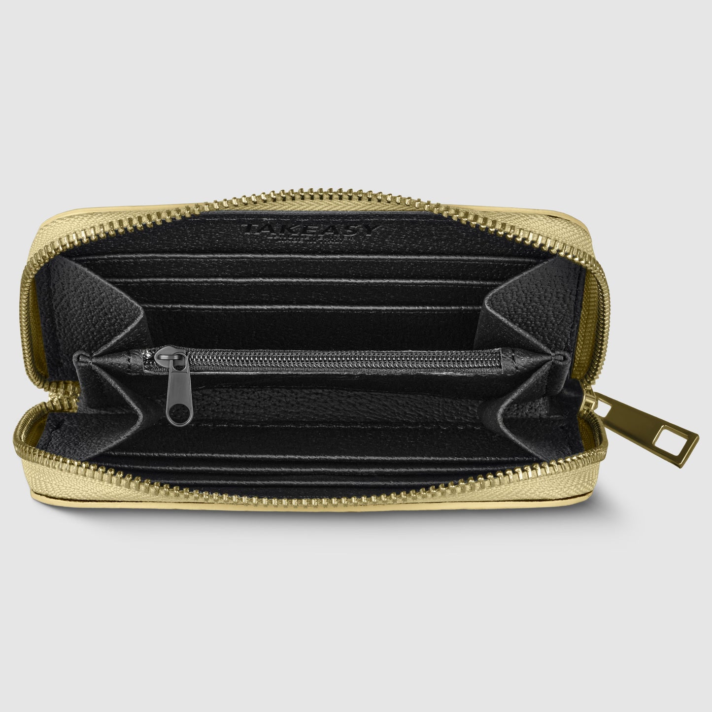 Italian Genuine Weave Metallic Suede Wallet 650988 TAKEASY