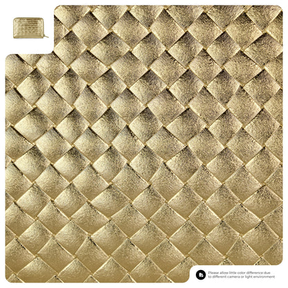 Italian Genuine Weave Metallic Suede Wallet 650988 TAKEASY