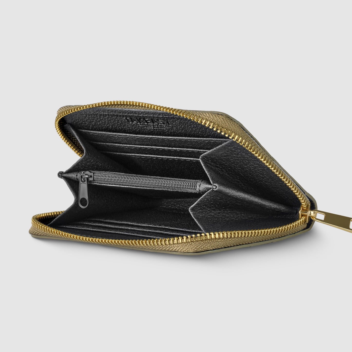 Italian Genuine Weave Metallic Suede Wallet 650988 TAKEASY