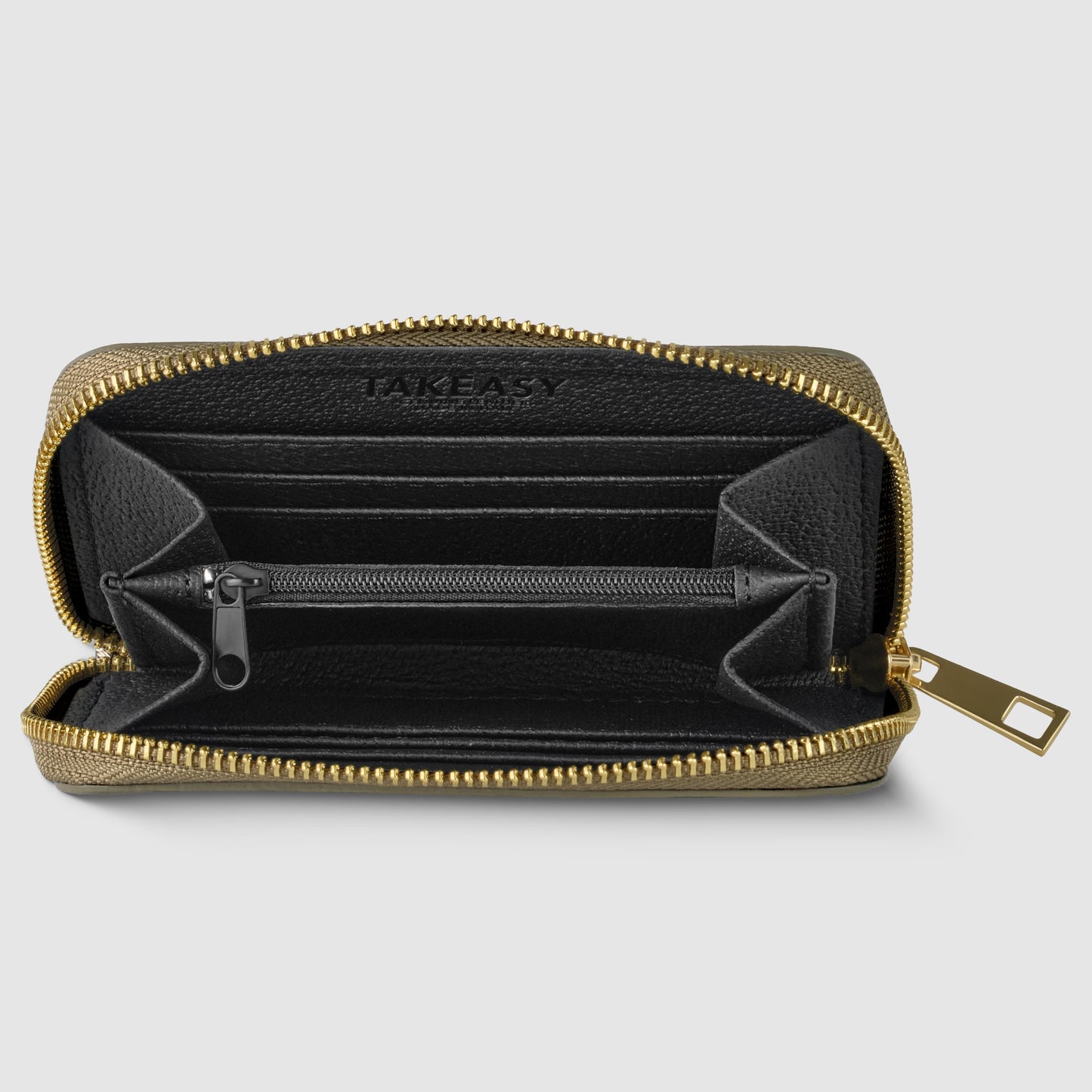 Italian Genuine Weave Metallic Suede Wallet 650988 TAKEASY