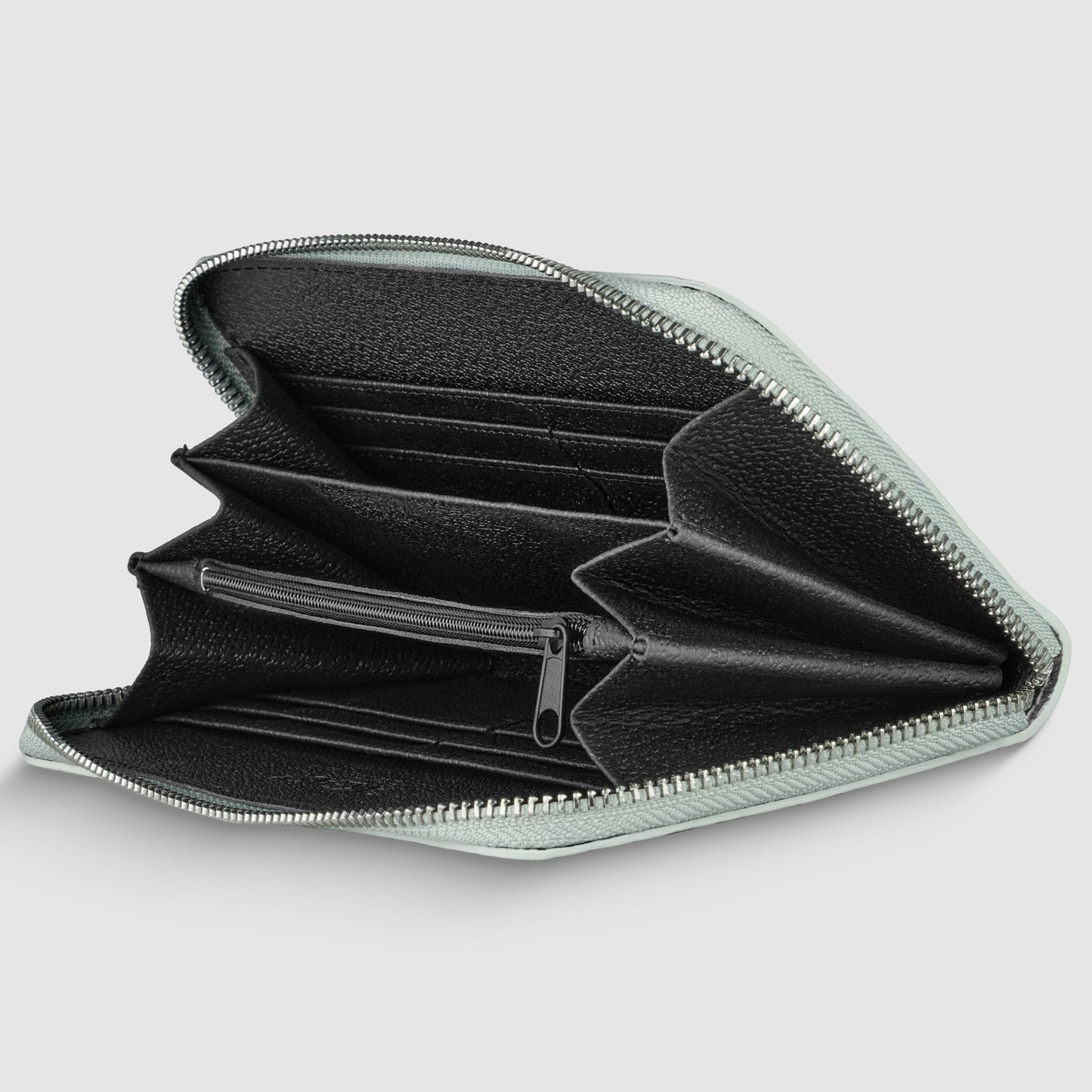 Italian Genuine Weave Metallic Suede Wallet 651088 TAKEASY
