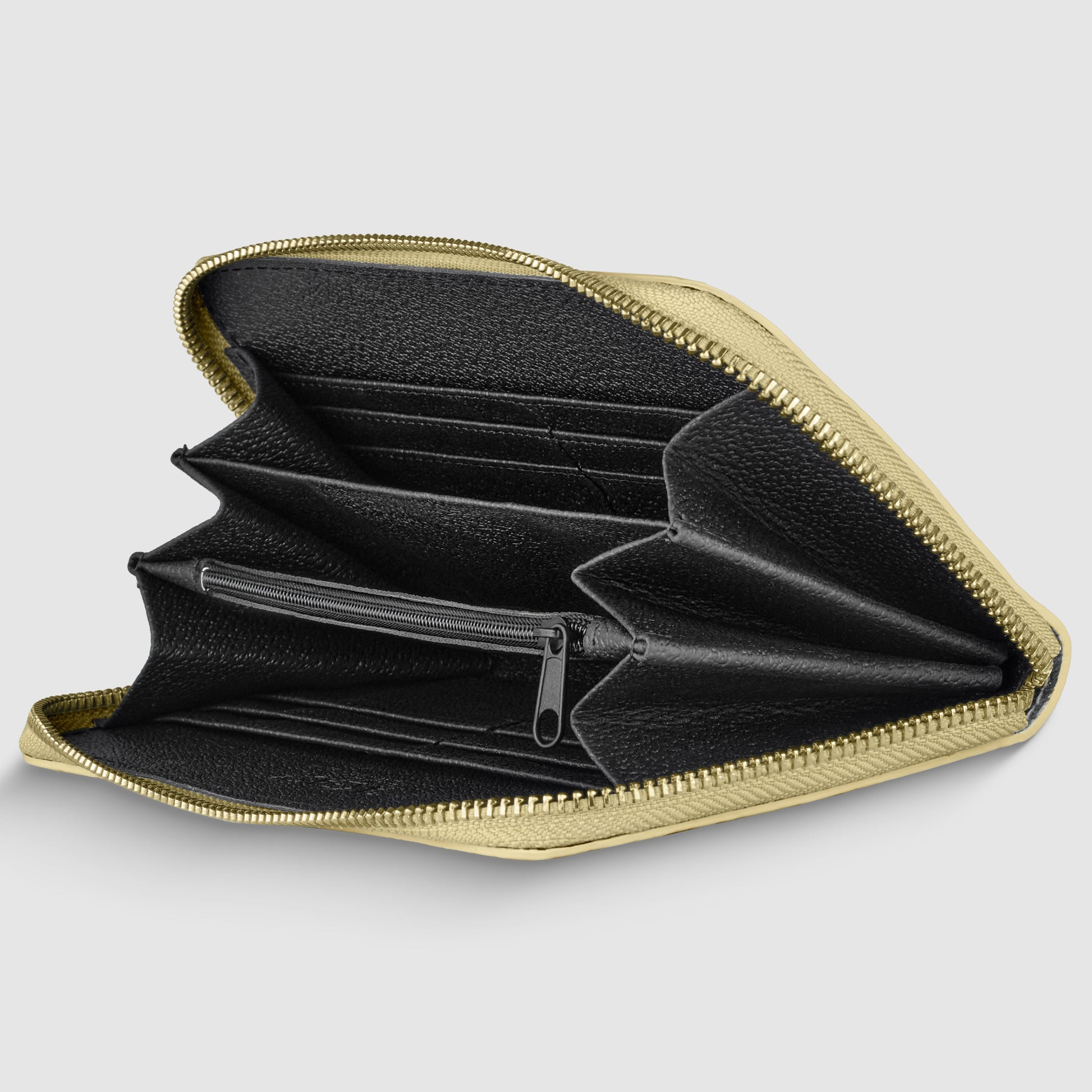 Italian Genuine Weave Metallic Suede Wallet 651088 TAKEASY