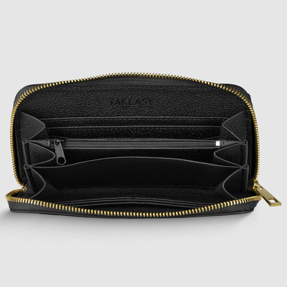 Italian Genuine Weave Metallic Suede Wallet 651088 TAKEASY