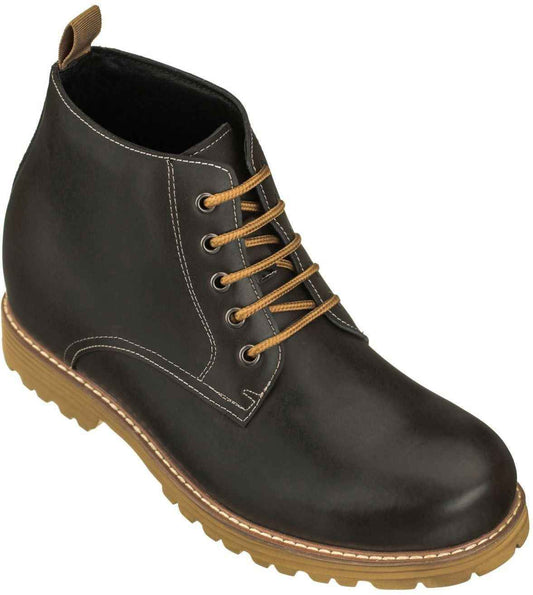 CALTO - S8750 - 3.4 Inches Taller (Black) Tallmenshoes.com