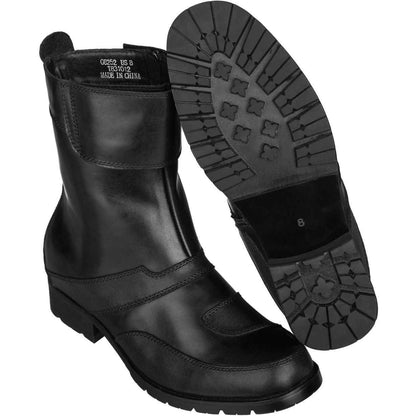 CALTO Zipper High-Top Biker Boots - 3.3 Inches - G6252 Tallmenshoes.com