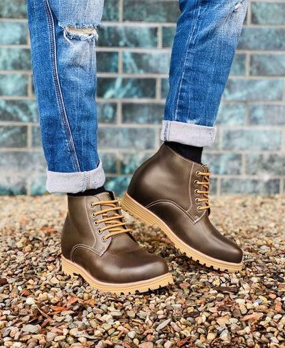 CALTO - S8752 - 3.4 Inches Taller (Dark Brown)