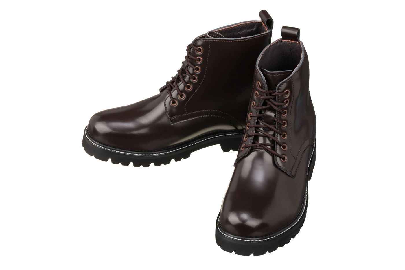 CALTO - K8711 - 3.3 Inches Taller (Dark Brown) Tallmenshoes.com