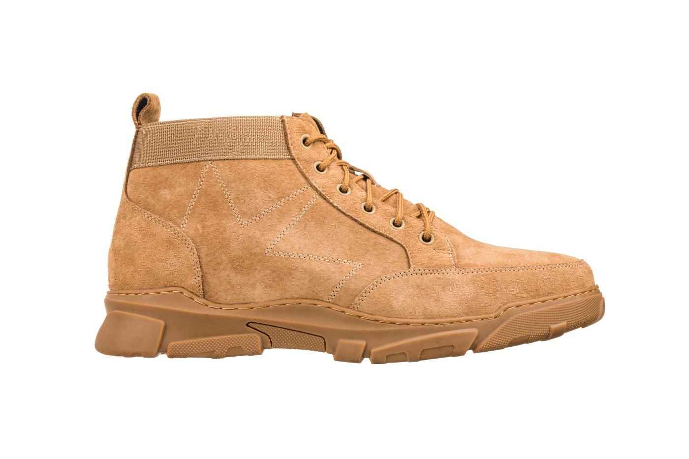 CALTO - K50131 - 2.9 Inches Taller (Nubuck Desert Tan) Tallmenshoes.com